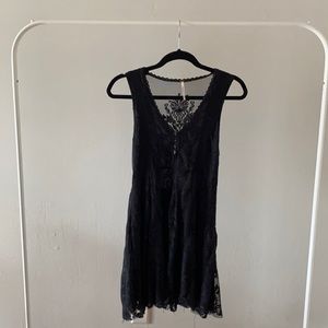 Free people mini lace dress